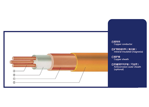 BTTZ銅護套氧化鎂礦物質(zhì)絕緣防火電纜